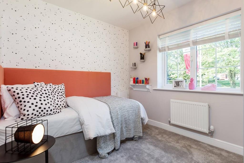 Bedroom 4 is well-suited to a child or home office