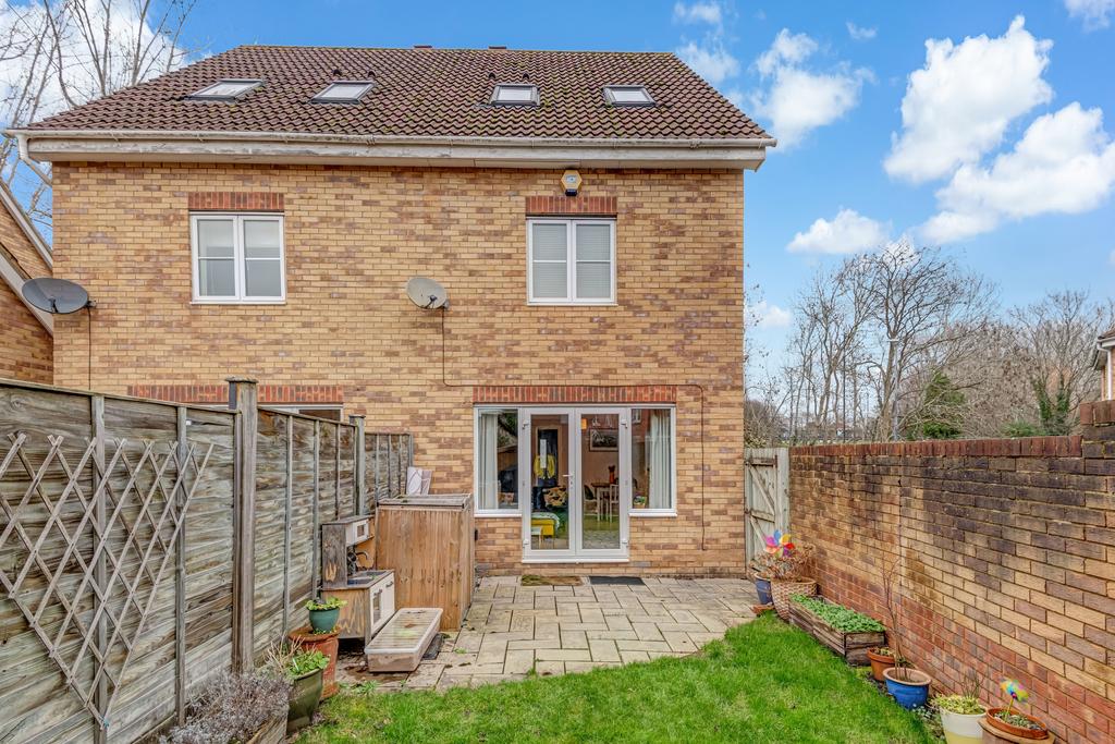 Rear of property