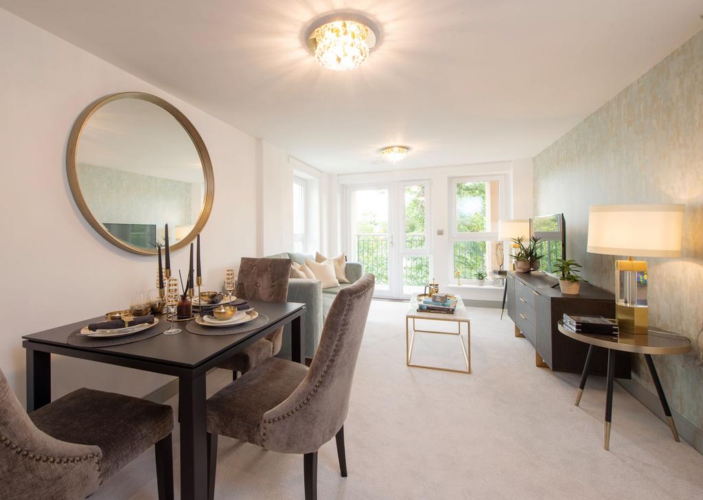 Show home dining area