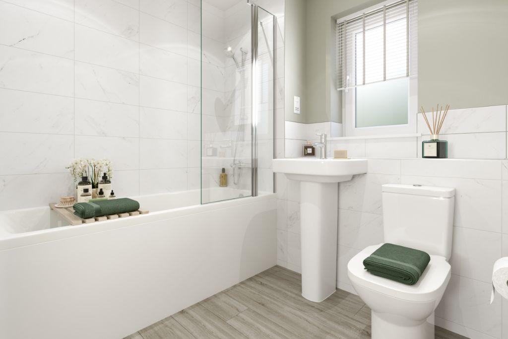 Typical family bathroom