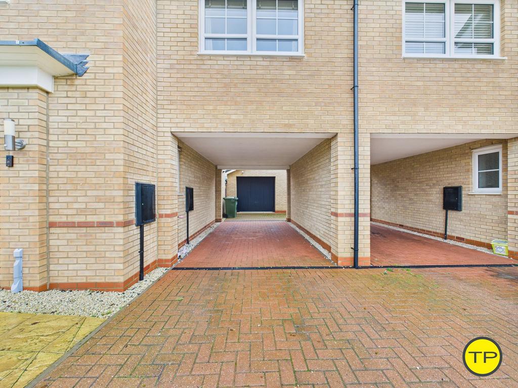 Driveway and car port