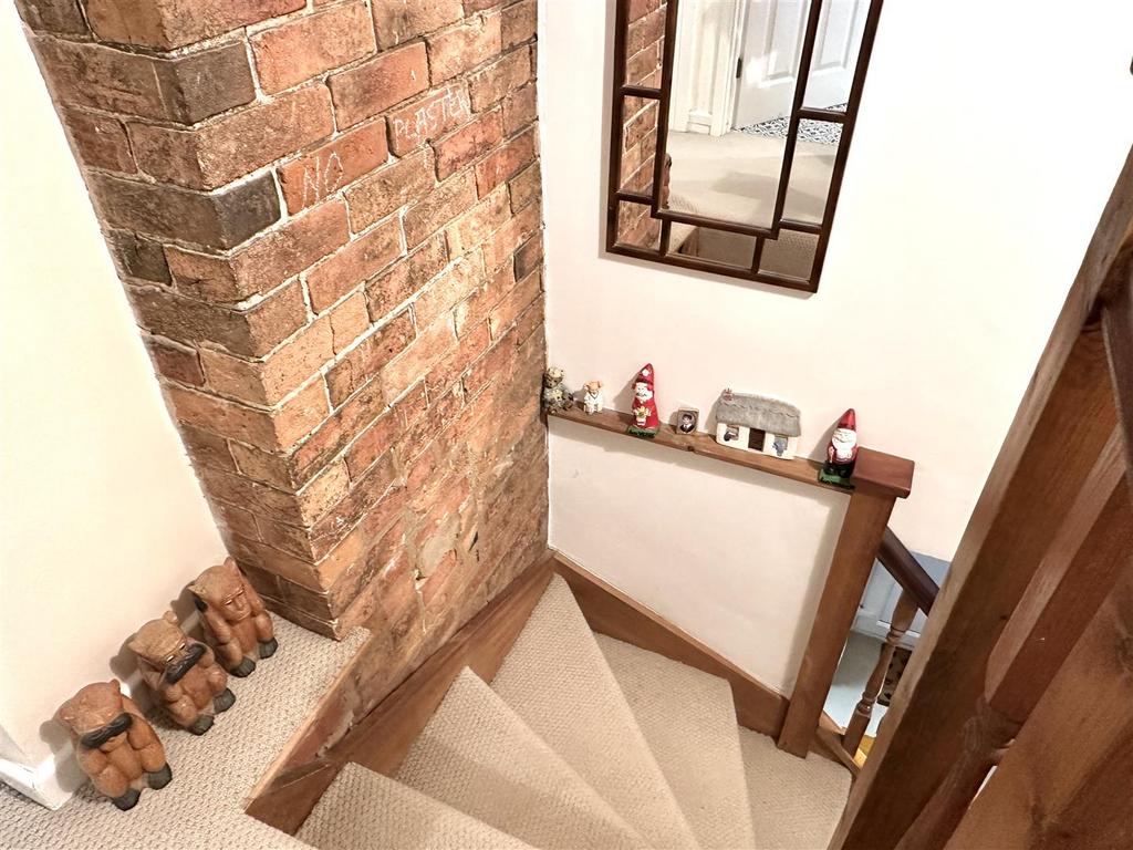 Exposed wall/stairwell