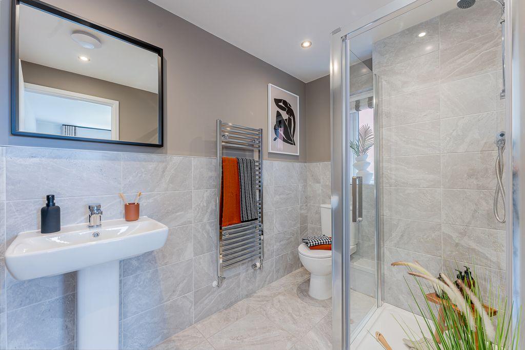 Typical en-suite shower room