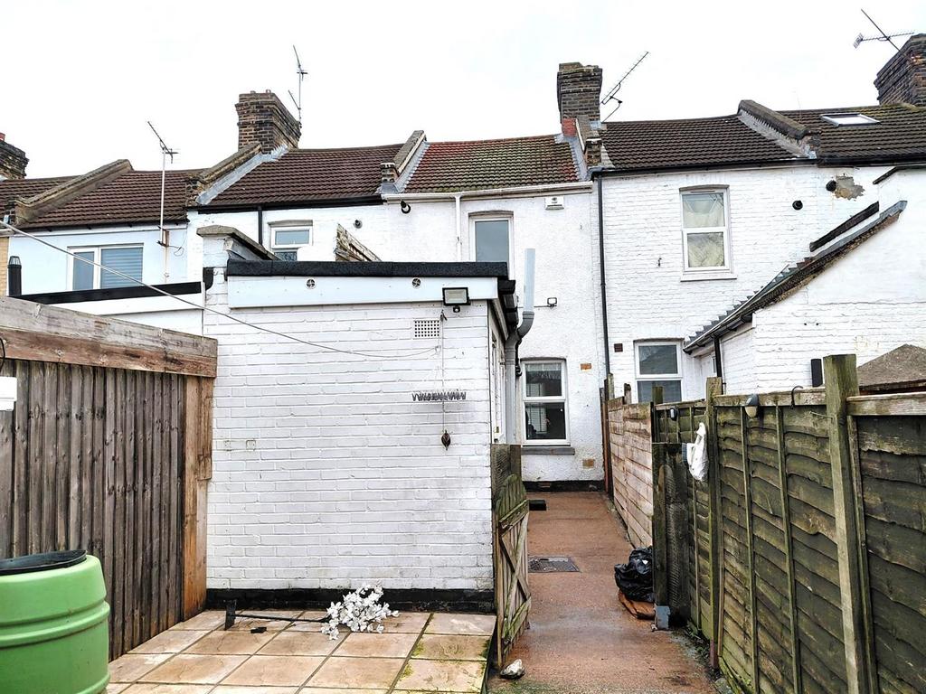 Rear of property
