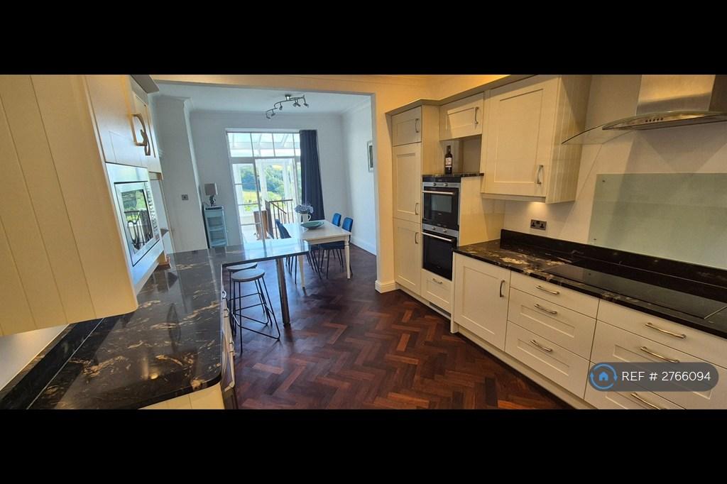 Kitchen, Dining And Into Orangery