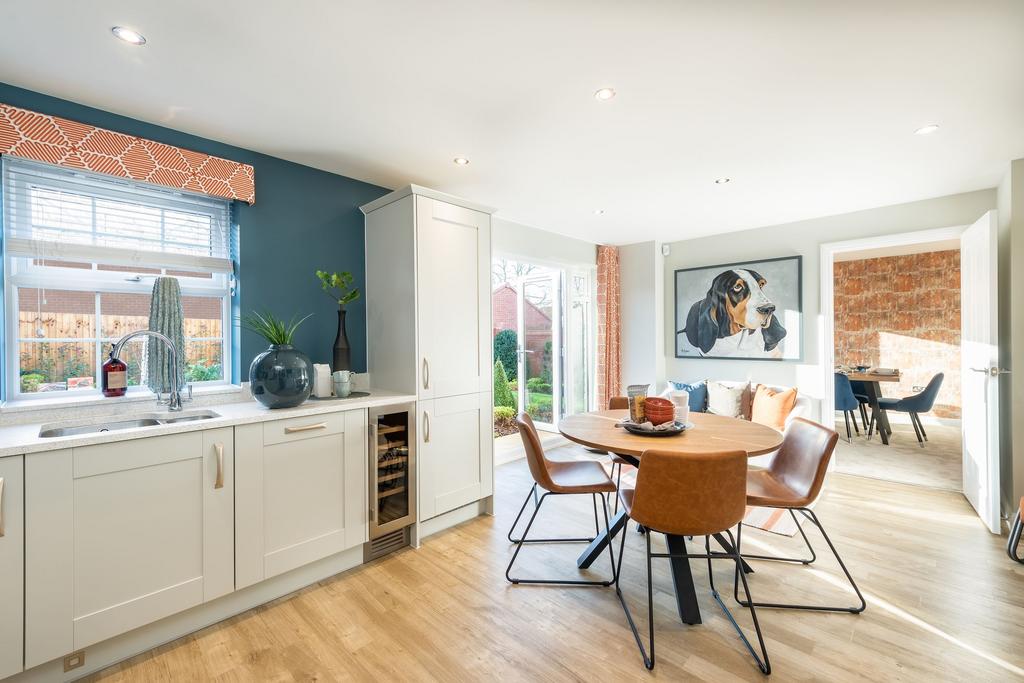 Buckingham open-plan kitchen with...