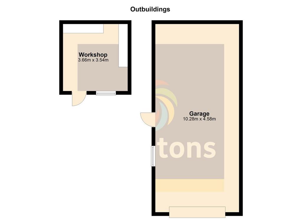 54 Northgate, GARAGE, Moorends - all floors.JPG