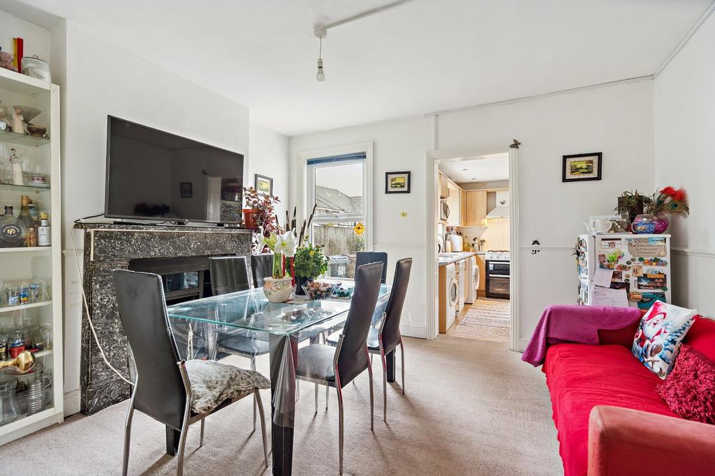 Open-plan living area, open plan living, fireplace