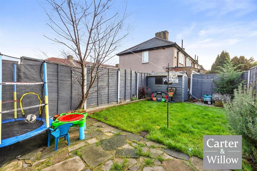 Private rear garden