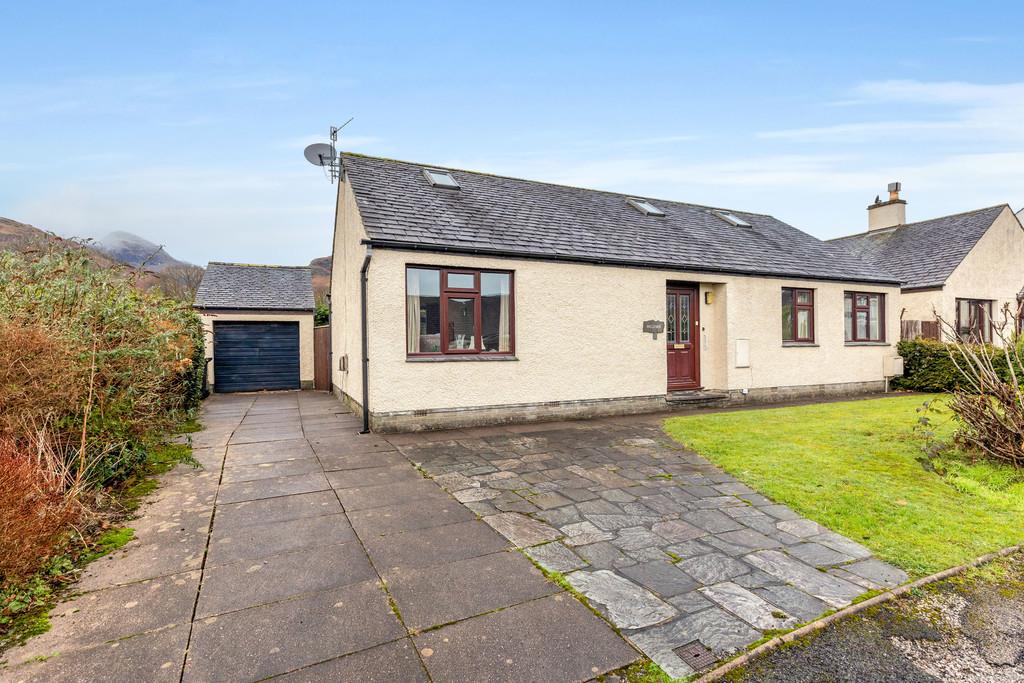 Front Elevation, Garage and Driveway