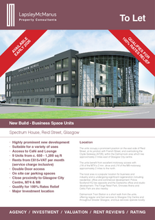 Office to rent, 1 Norman Street St Glasgow G40 4JS