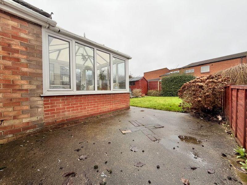 Patio to rear garden