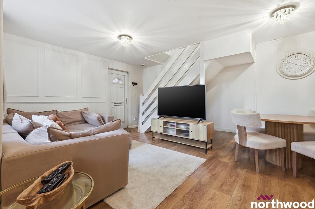 Open-plan living area, open plan living