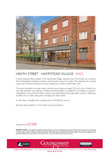 Retail property (high street) to rent, 91A-91B Heath St London NW3 6SS