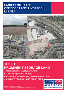 Land to rent, Mill Ln Liverpool L13 4