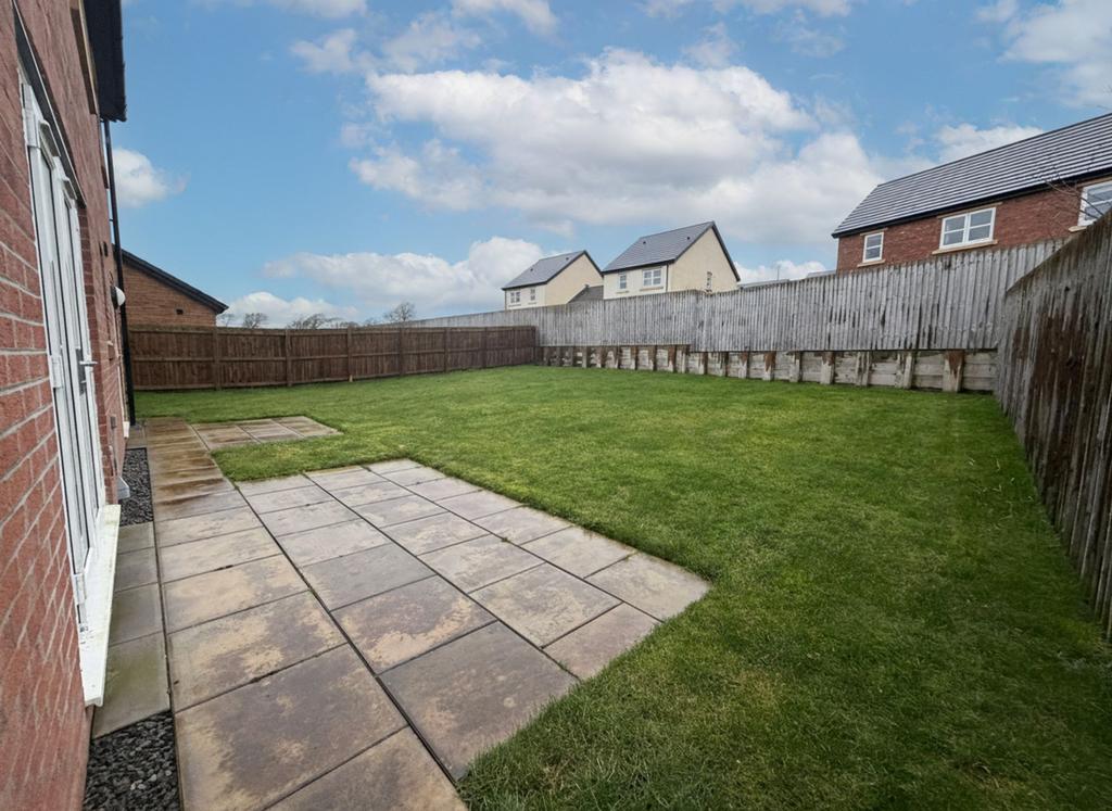 Rear garden