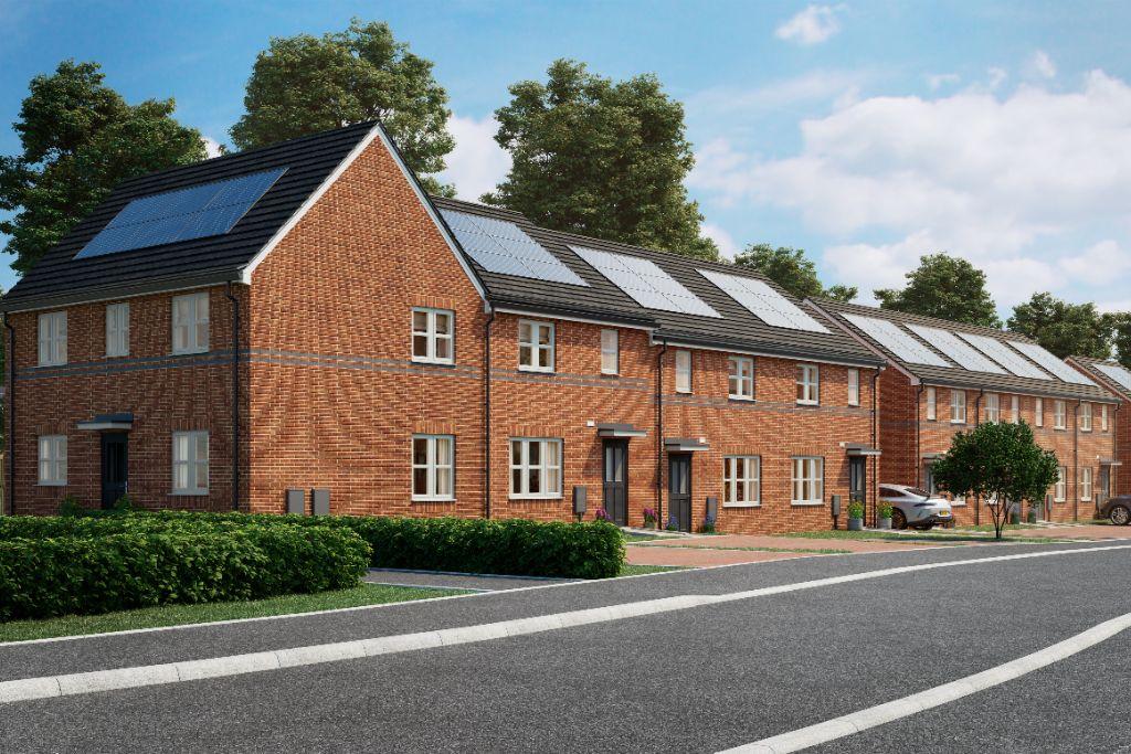 Street scene at Langley Mill (Artists Impression)