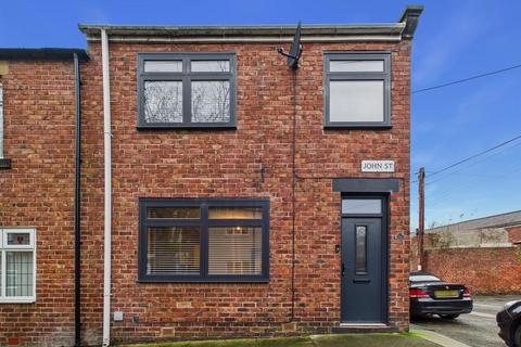 3 bedroom end of terrace house for sale, John Street, Earsdon, Whitley Bay