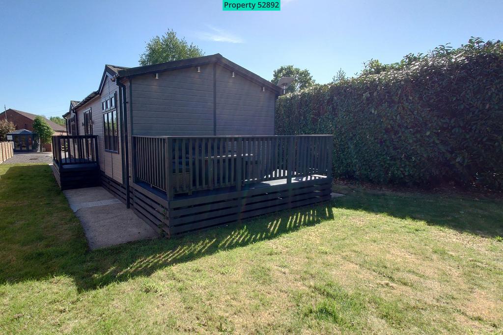 Decking area and private garden