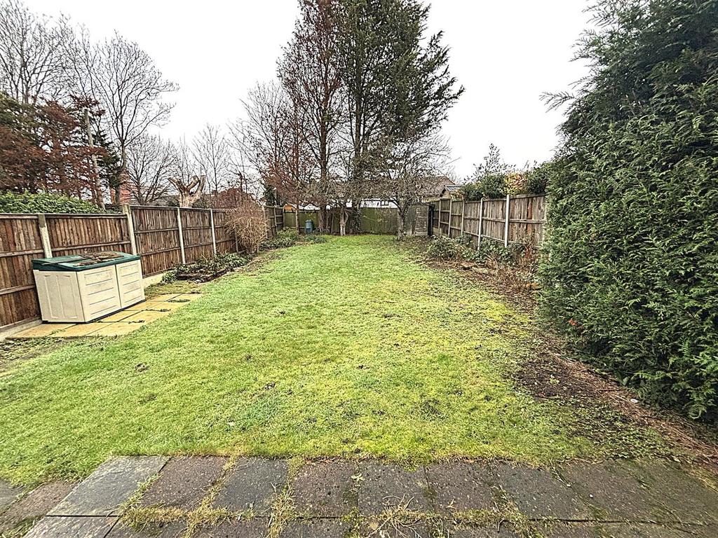 Rear garden