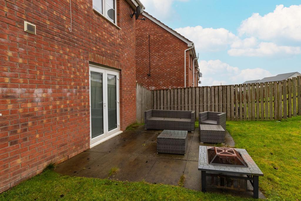 Rear patio