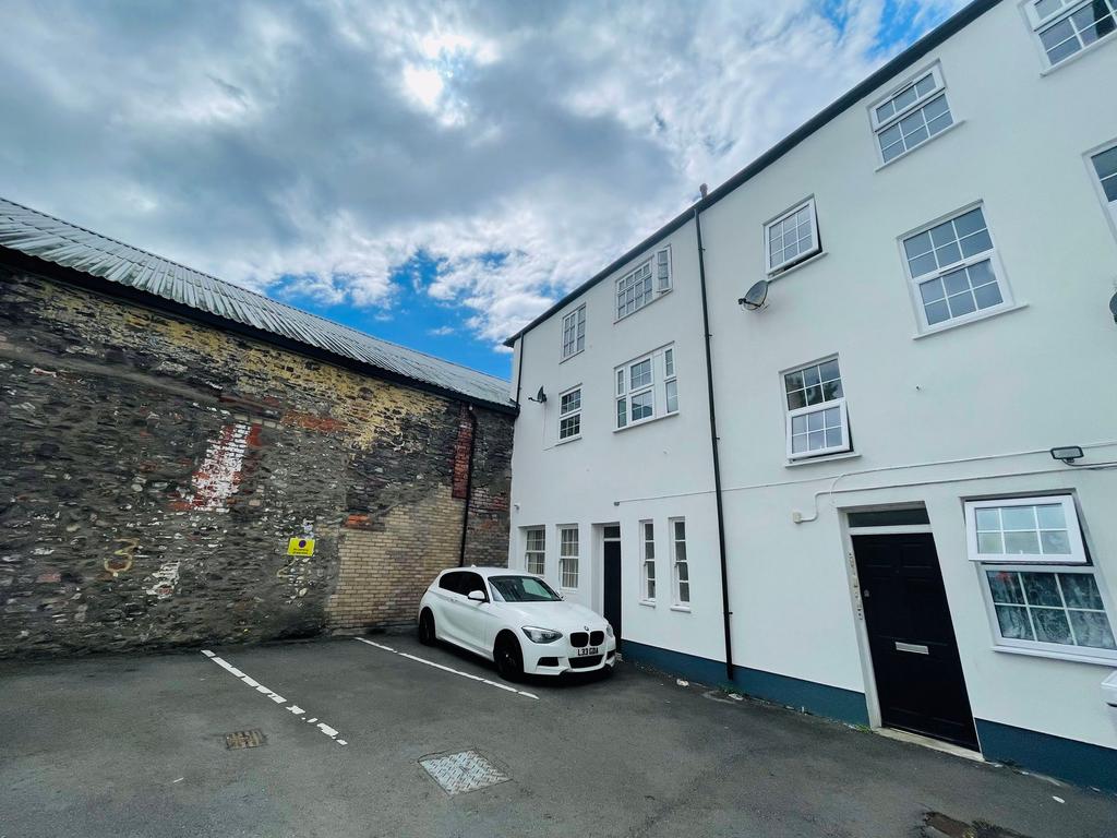 Rear of building