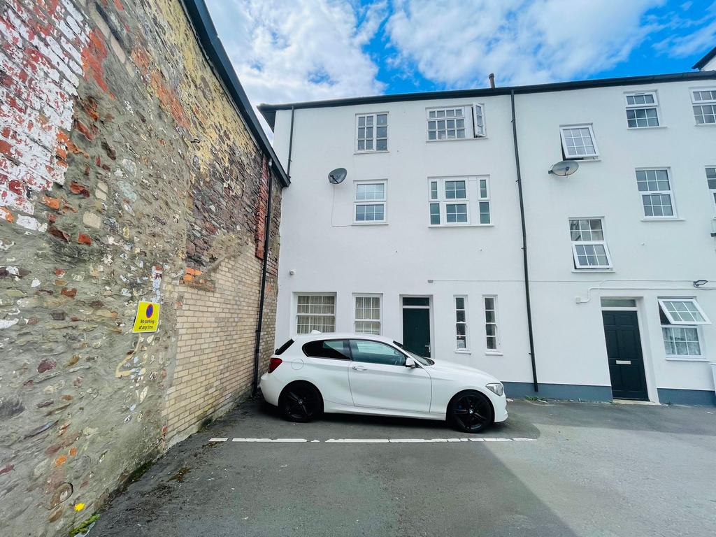 Rear of building
