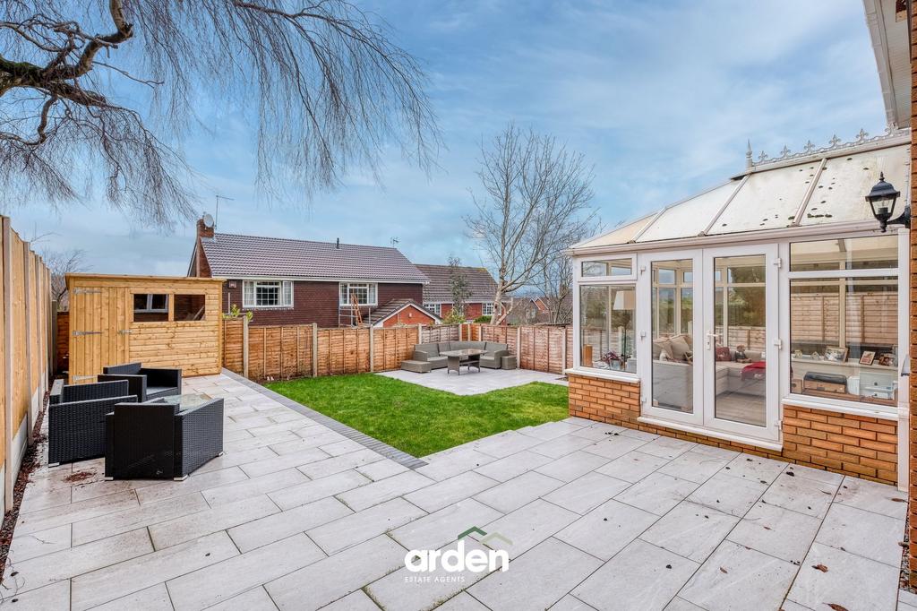 Patio view, garden