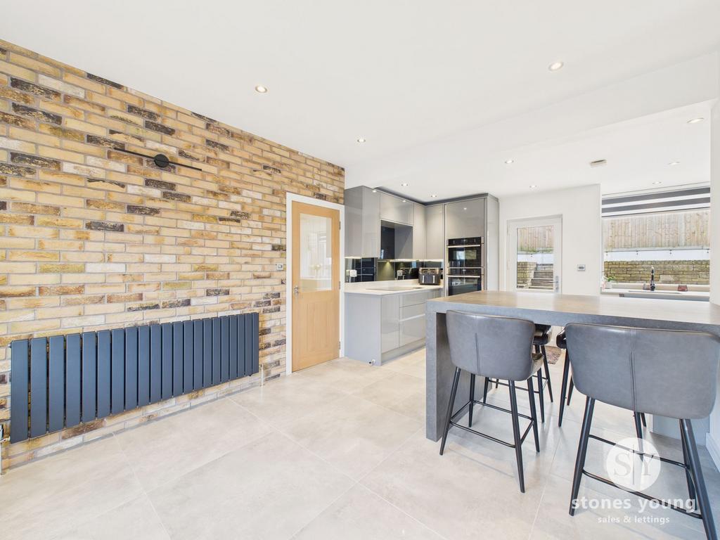 Open Living Dining Kitchen