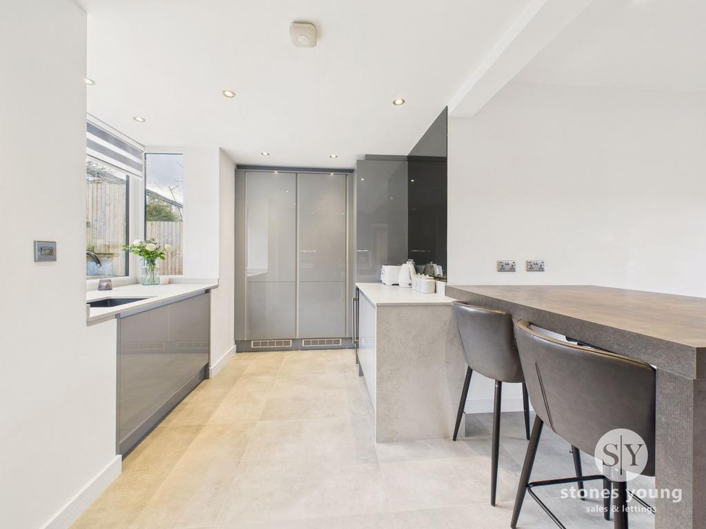 Open Living Dining Kitchen