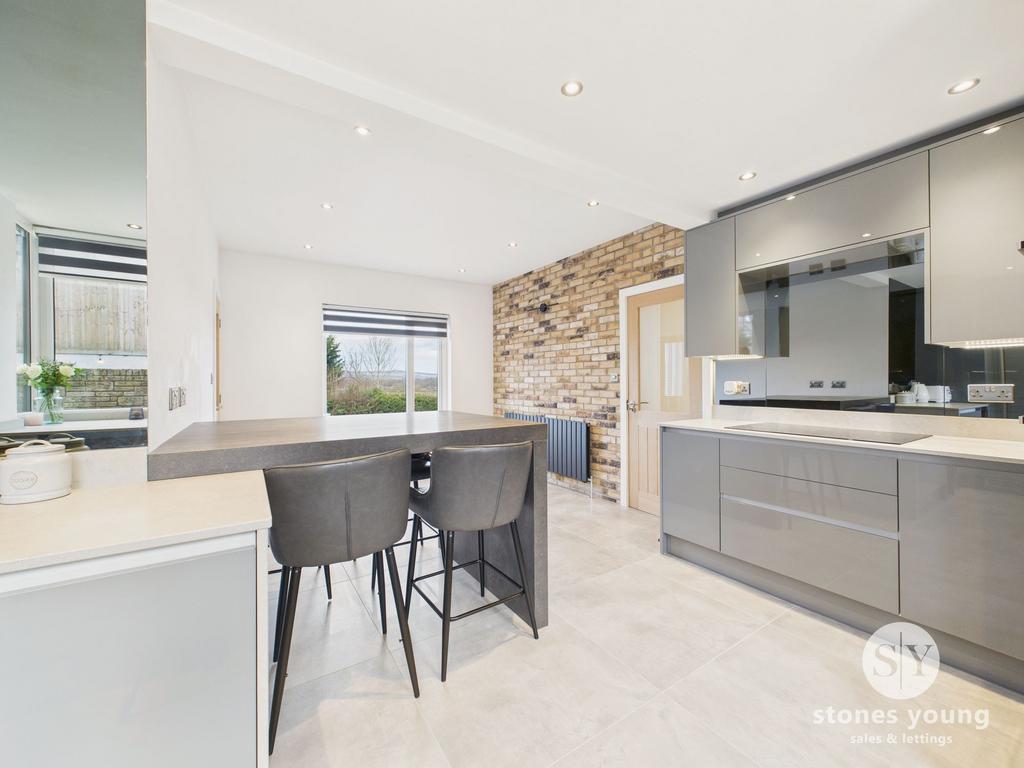 Open Living Dining Kitchen