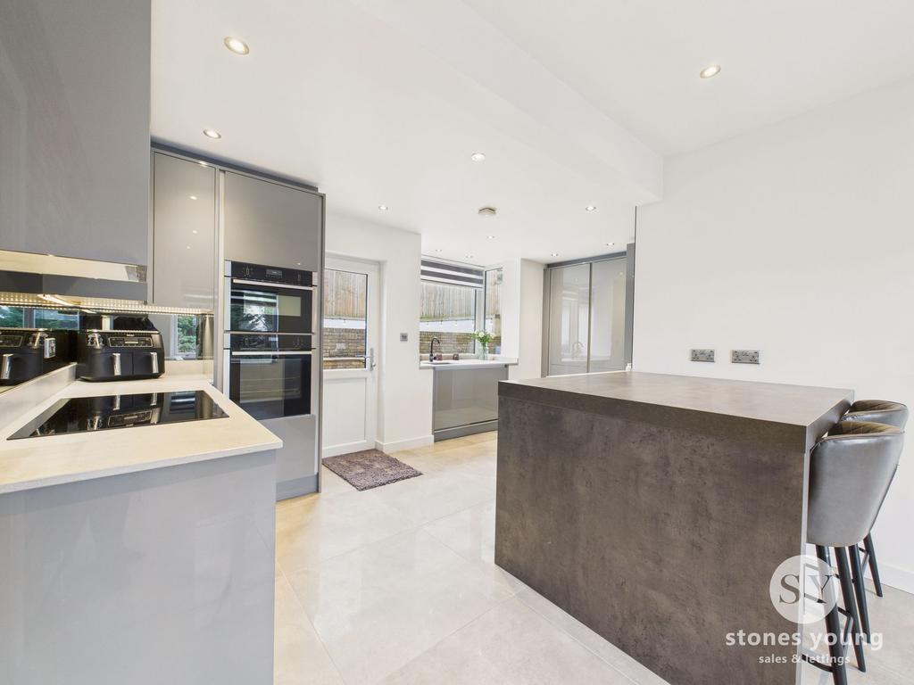 Open Living Dining Kitchen