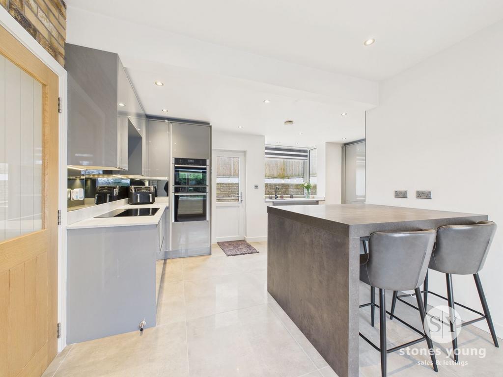 Open Living Dining Kitchen