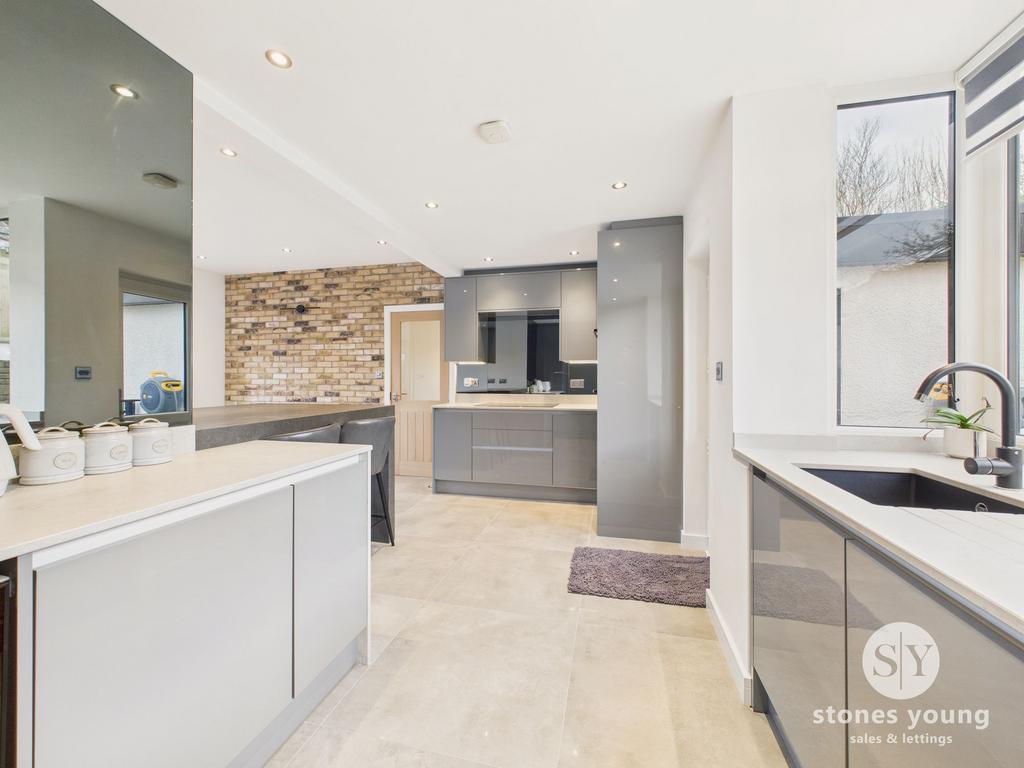Open Living Dining Kitchen