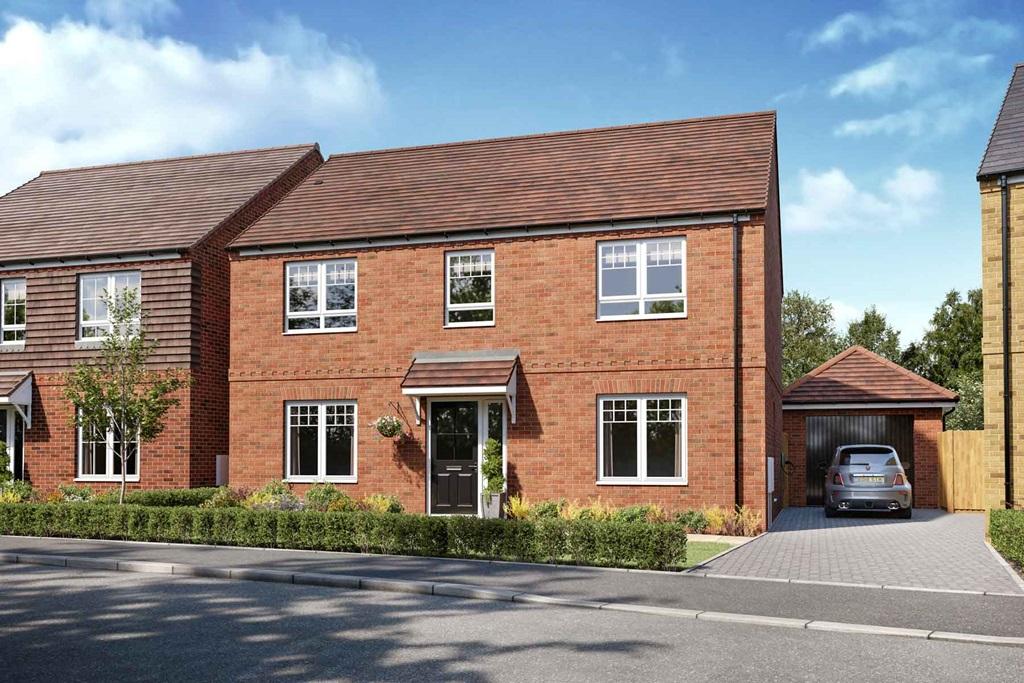 Artist's impression of a typical Warkford home