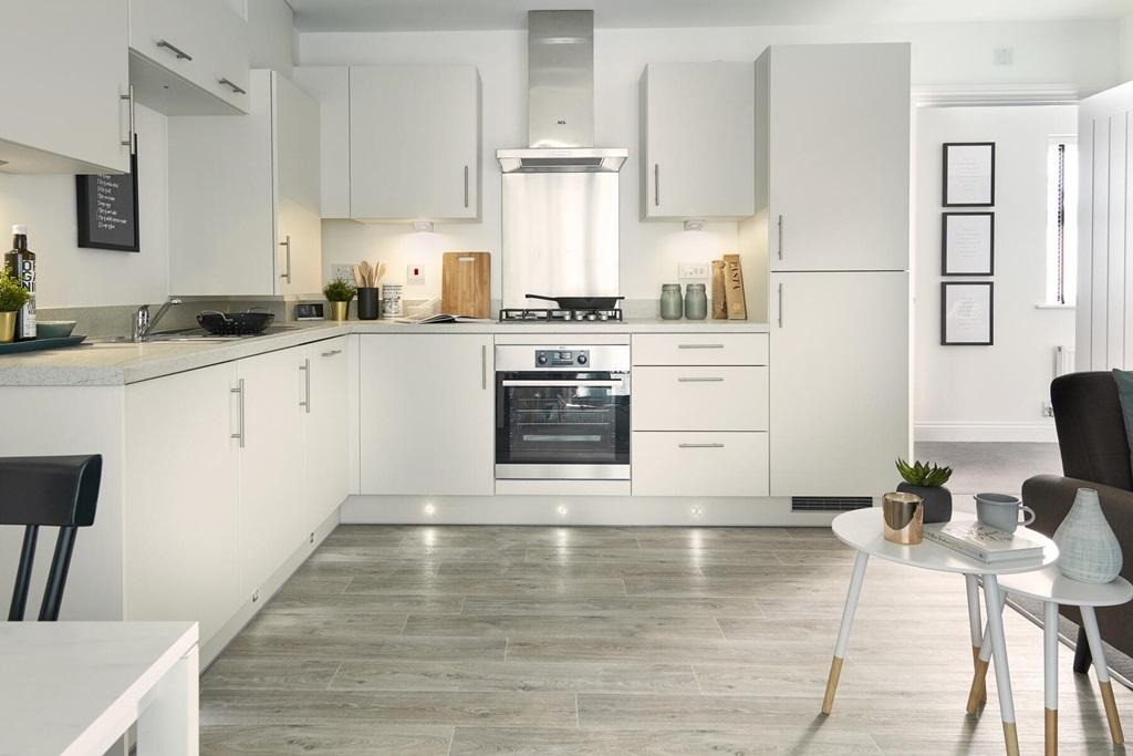 Open plan layout - typical Taylor Wimpey home