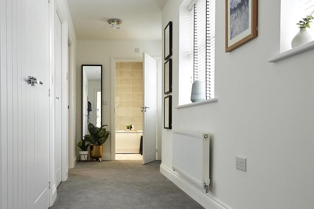 Welcoming hallway - typical Taylor Wimpey home