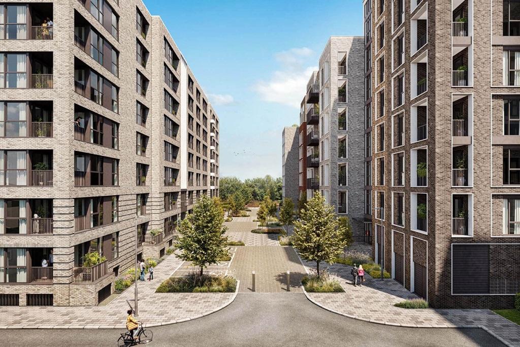 King George's Gate boulevard (CGI street scene)