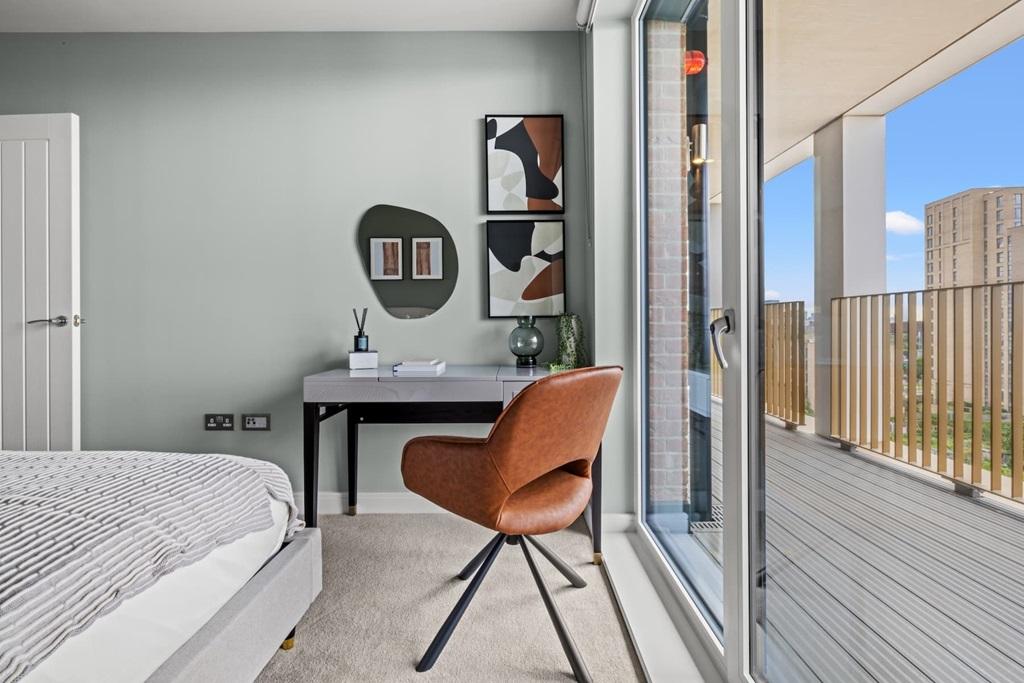 Each apartment features its own outside space -...