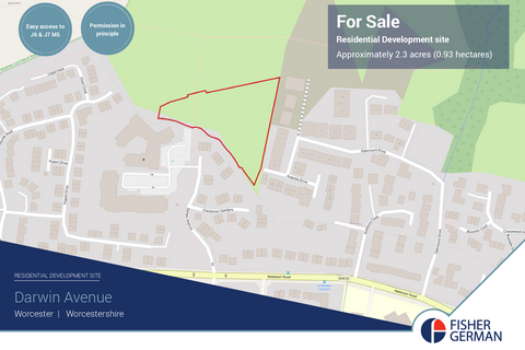 Land for sale, 15 Darwin Av Worcester WR5 1SP