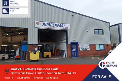 Industrial development for sale, 2 Galveston Grv Stoke On Trent ST4 3PE
