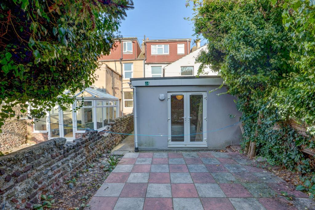A clear view of the front exterior of a residen...
