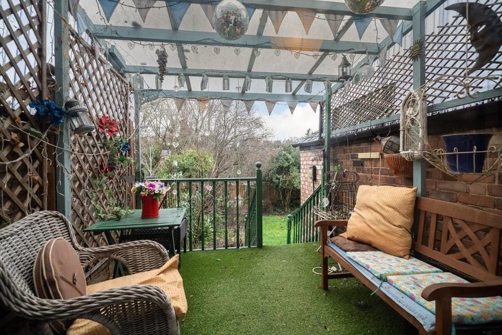 Patio view, garden