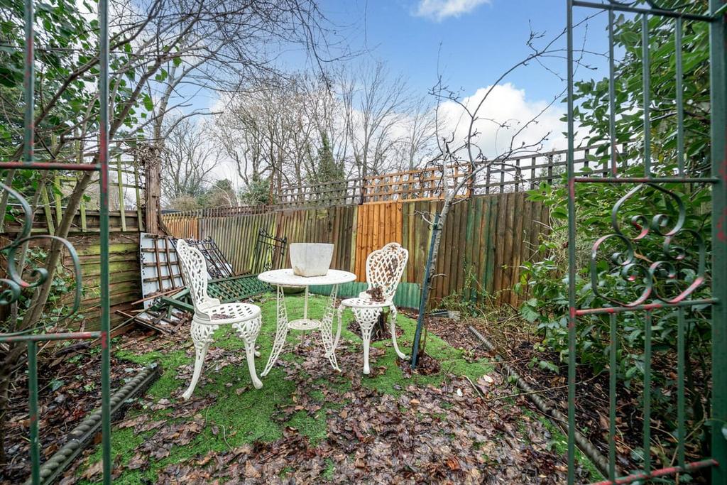 Patio view, garden