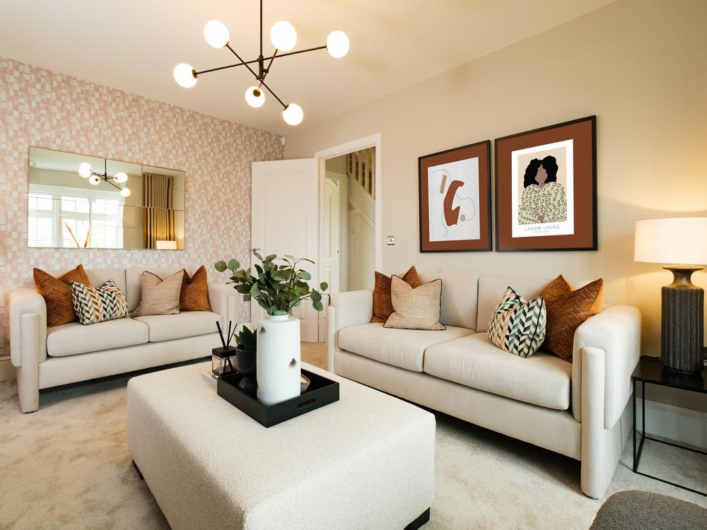 Interior image of an interior designed lounge