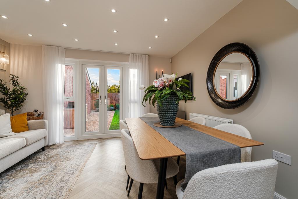 Interior view of living &amp; dining space in our...