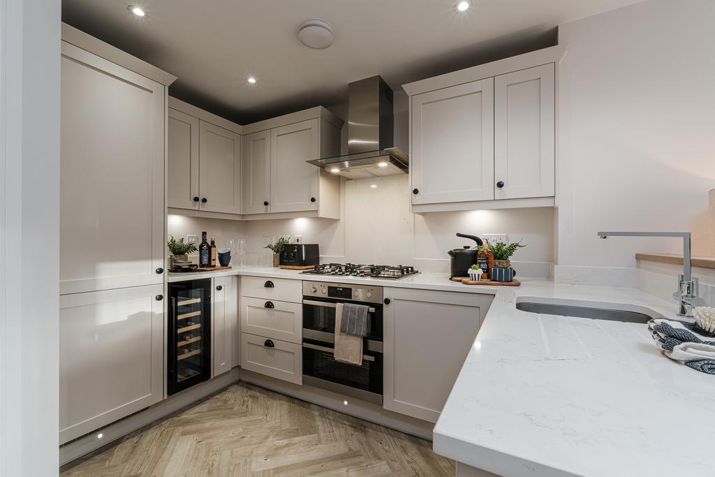 Interior view of the kitchen in our Kingsville...