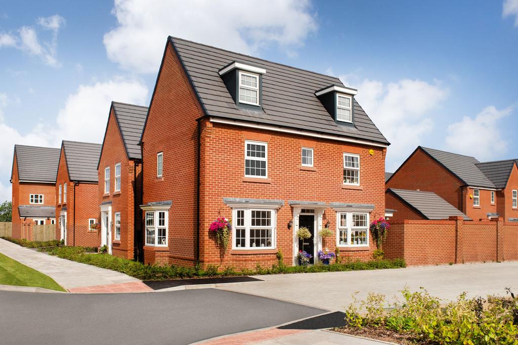 Exterior shot of 3 storey detached 4 bedroom...