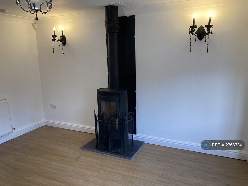 Left Living Room With Wood Burner