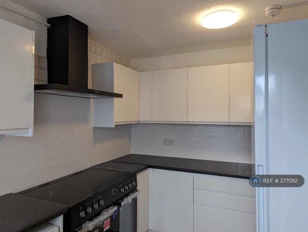 Kitchen With New Fridge Freezer